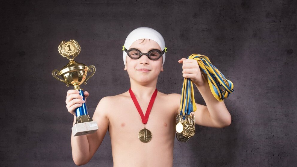 Nuoto agonistico per bambini Propaganda